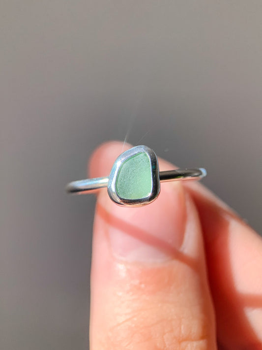 Sea Glass Ring (US 7.75)