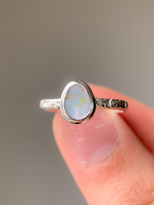 Upcycled Pottery Ring (US 6.5)