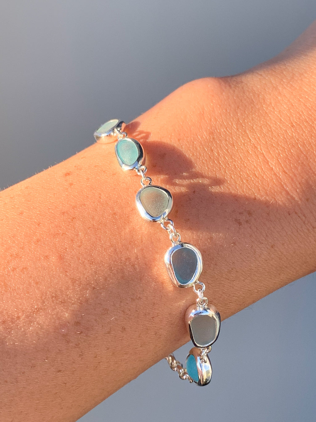 Sea Glass Bracelet (adjustable)