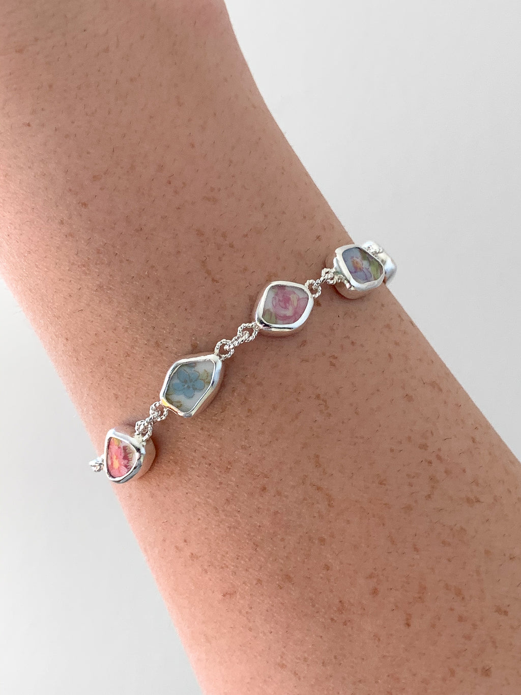 Upcycled Pottery Bracelet (not adjustable)