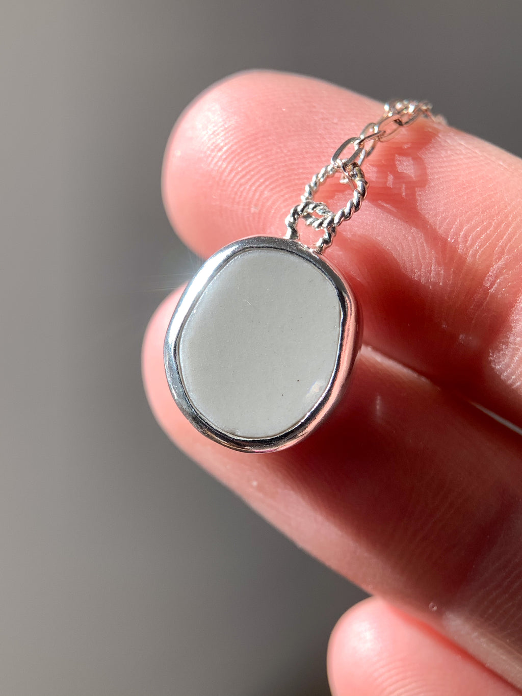Upcycled Pottery Charm (No Chain)