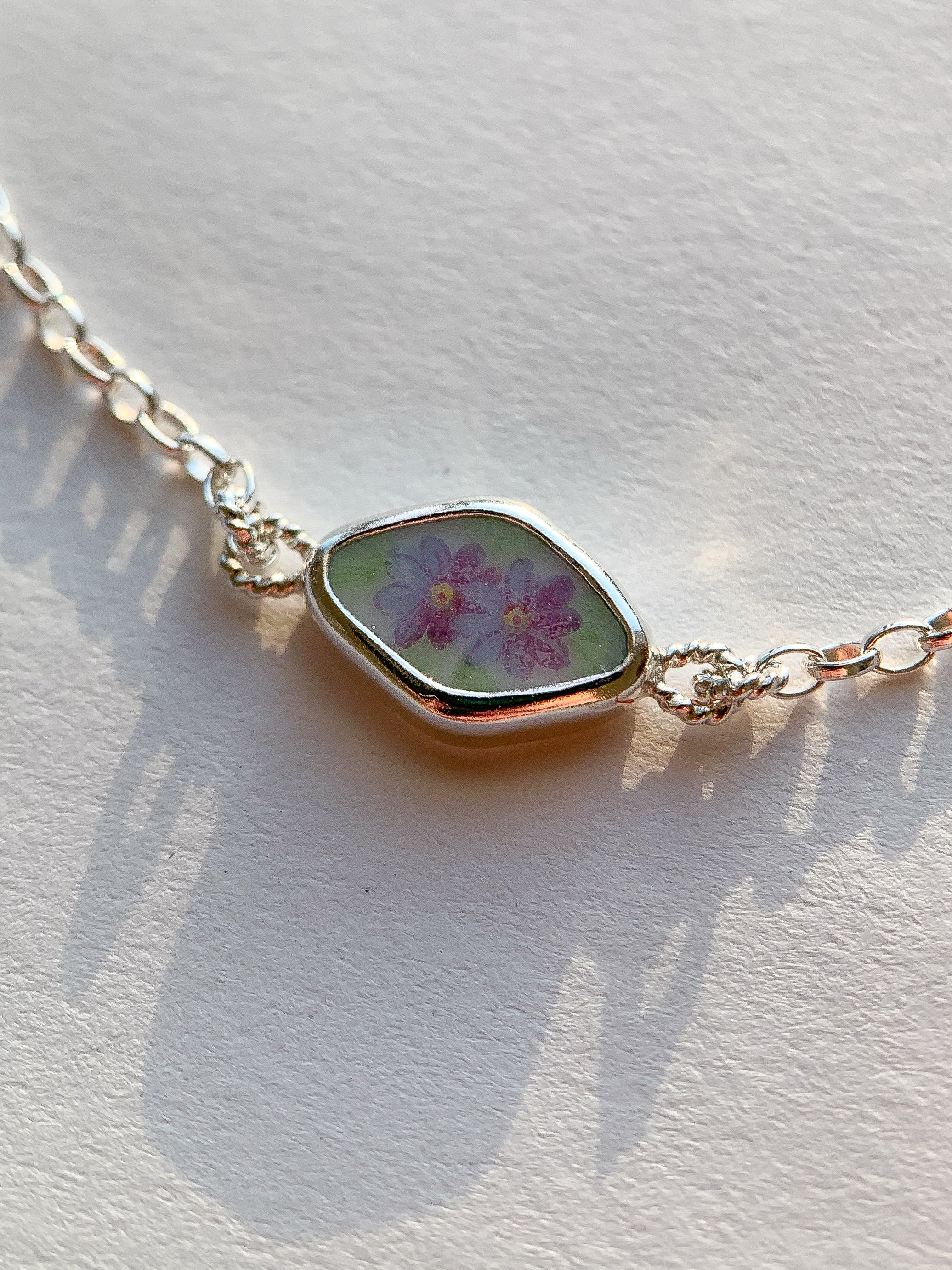 Upcycled Pottery Bracelet (not adjustable)