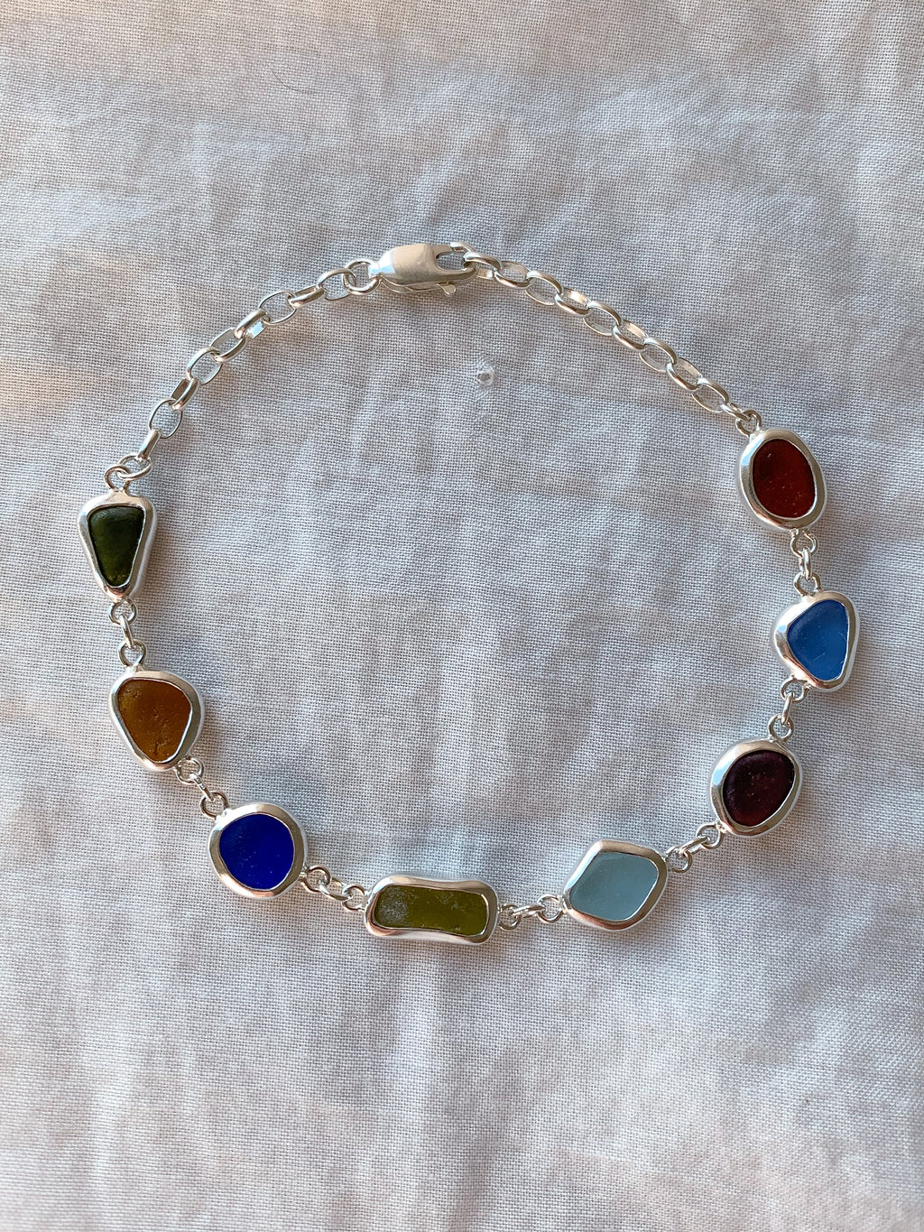 Sea Glass Bracelet (adjustable)