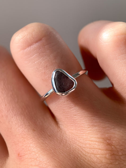 Sea Glass Ring (US 5.5)