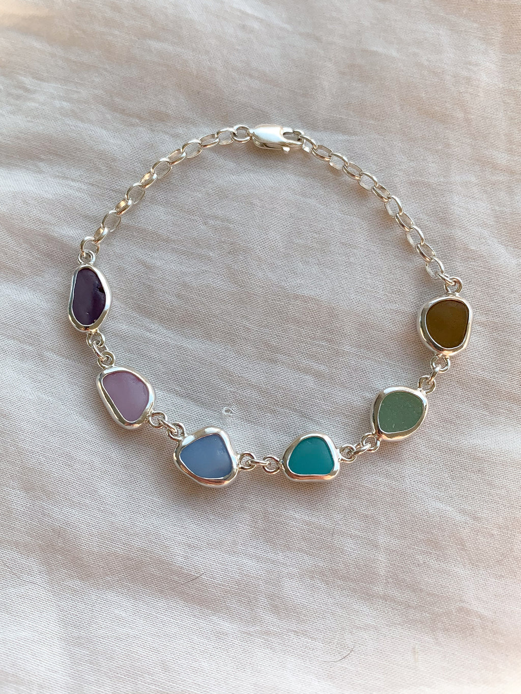 Sea Glass Bracelet (adjustable)