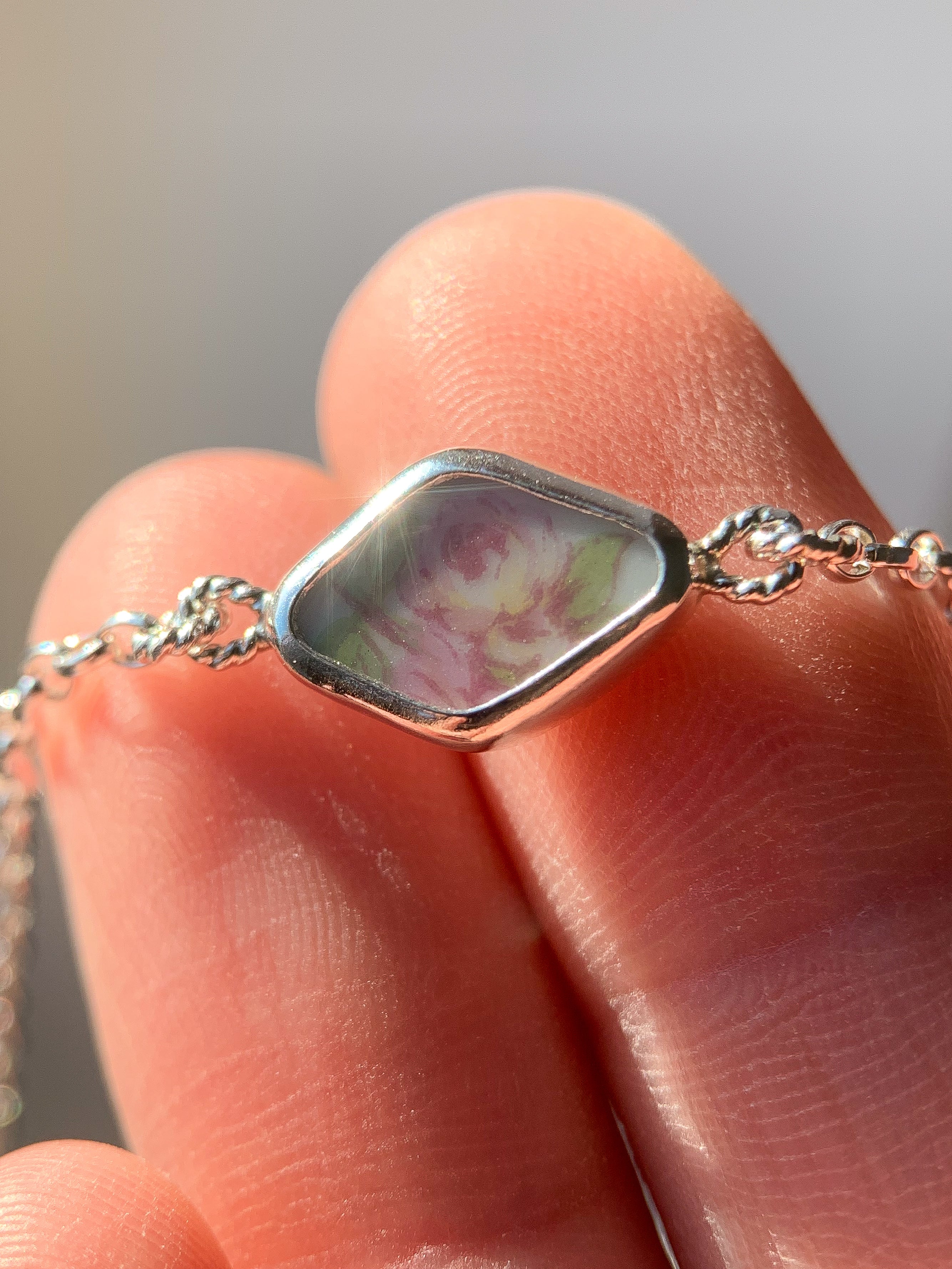 Upcycled Pottery Bracelet (not adjustable)