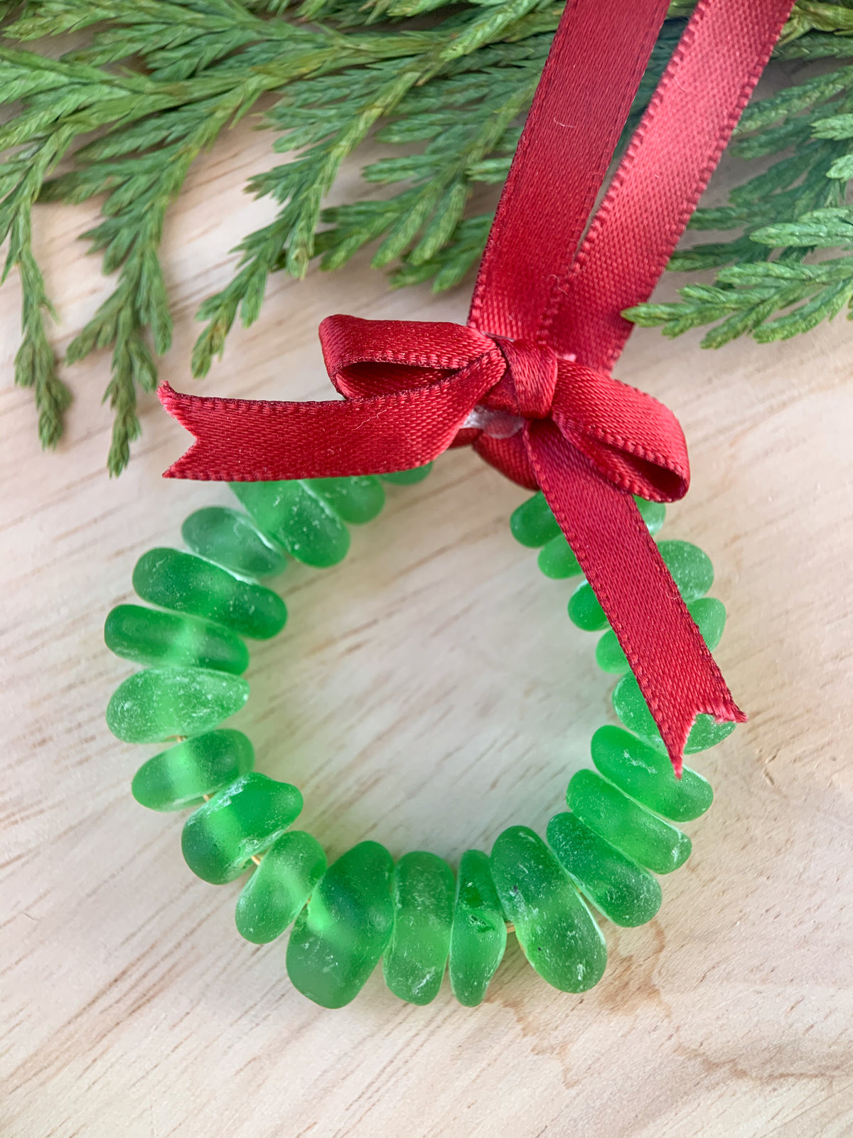 Sea Glass Wreath Ornament