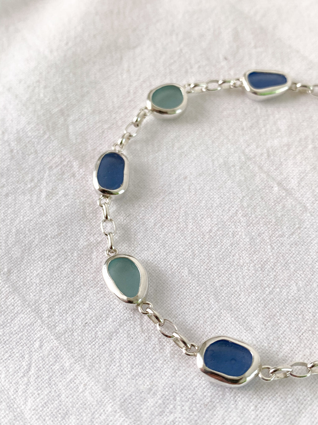 Sea Glass Bracelet (adjustable)