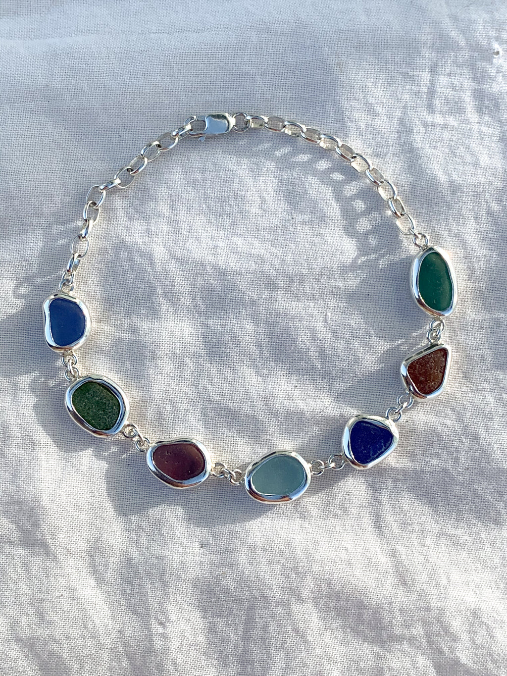 Sea Glass Bracelet (adjustable)