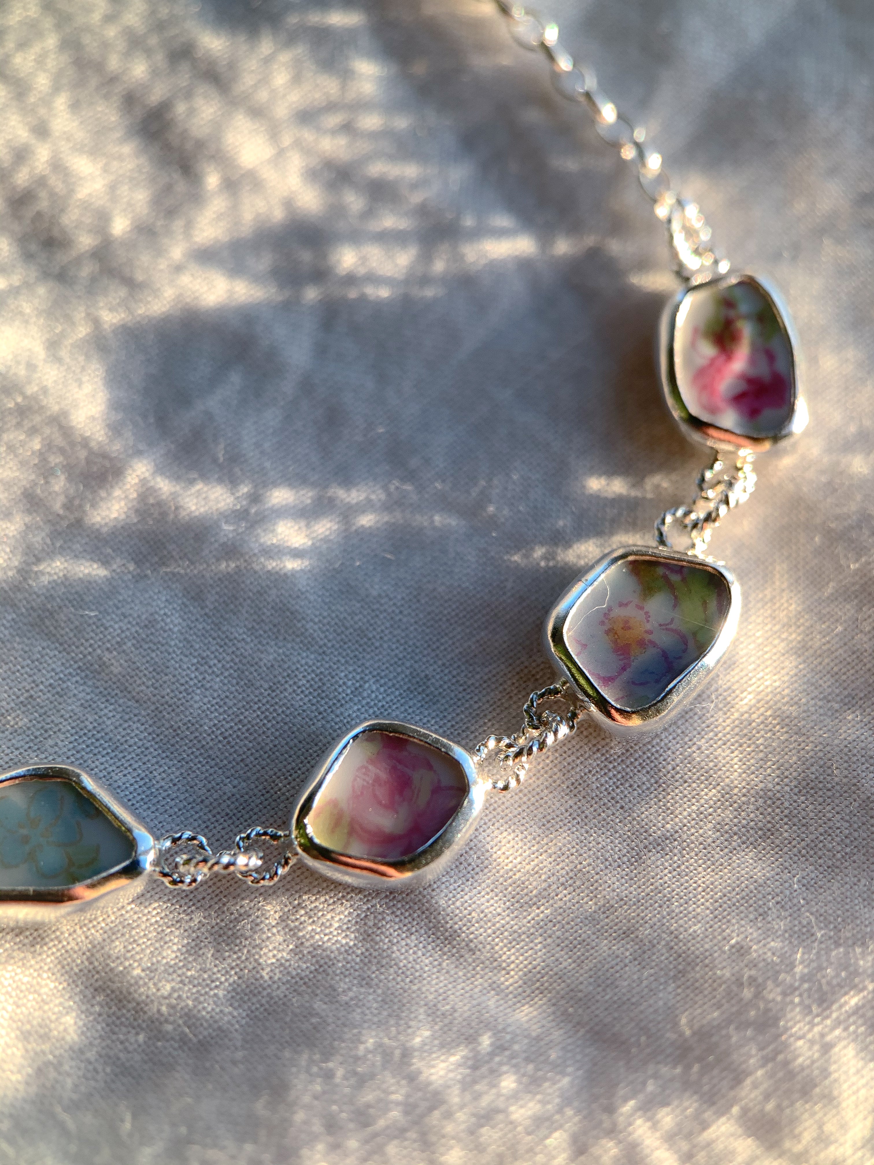Upcycled Pottery Bracelet (not adjustable)