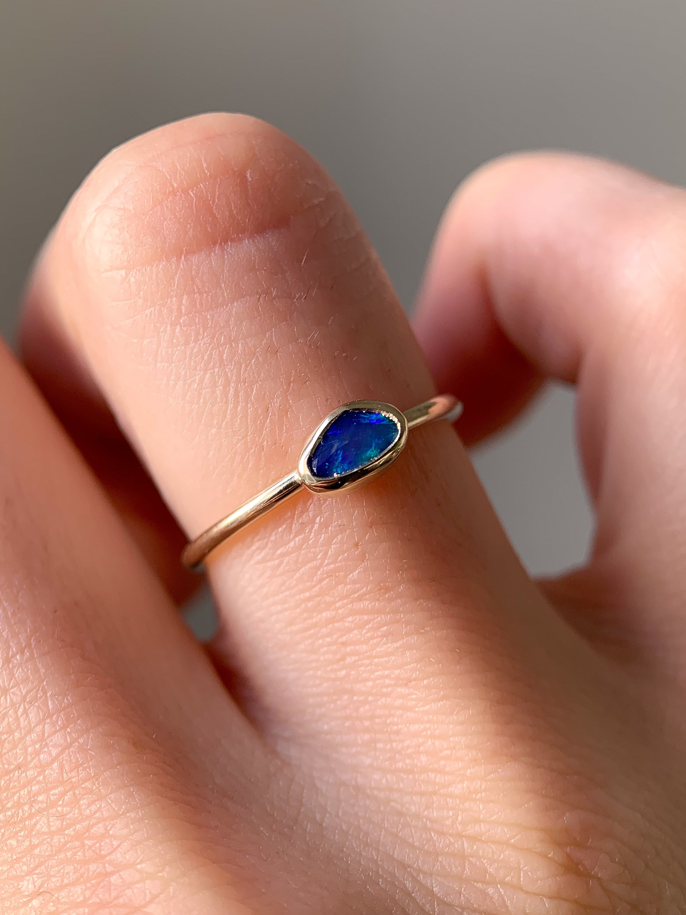 Opal Ring in Gold (US 5.5)
