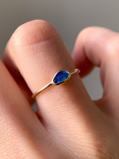 Opal Ring in Gold (US 5.5)