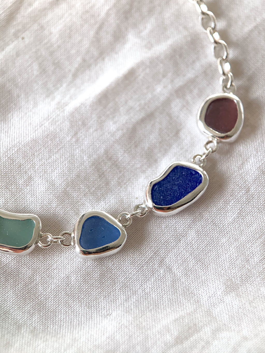 Sea Glass Bracelet (adjustable)