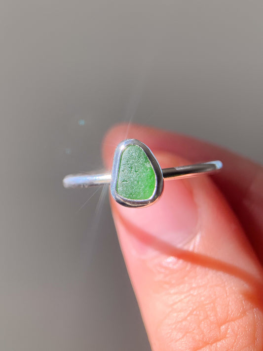 Sea Glass Ring (US 8.75)
