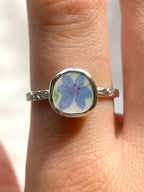 Upcycled Pottery Ring (US 8.25)