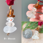 Sea Glass Snowman Ornament ⛄️