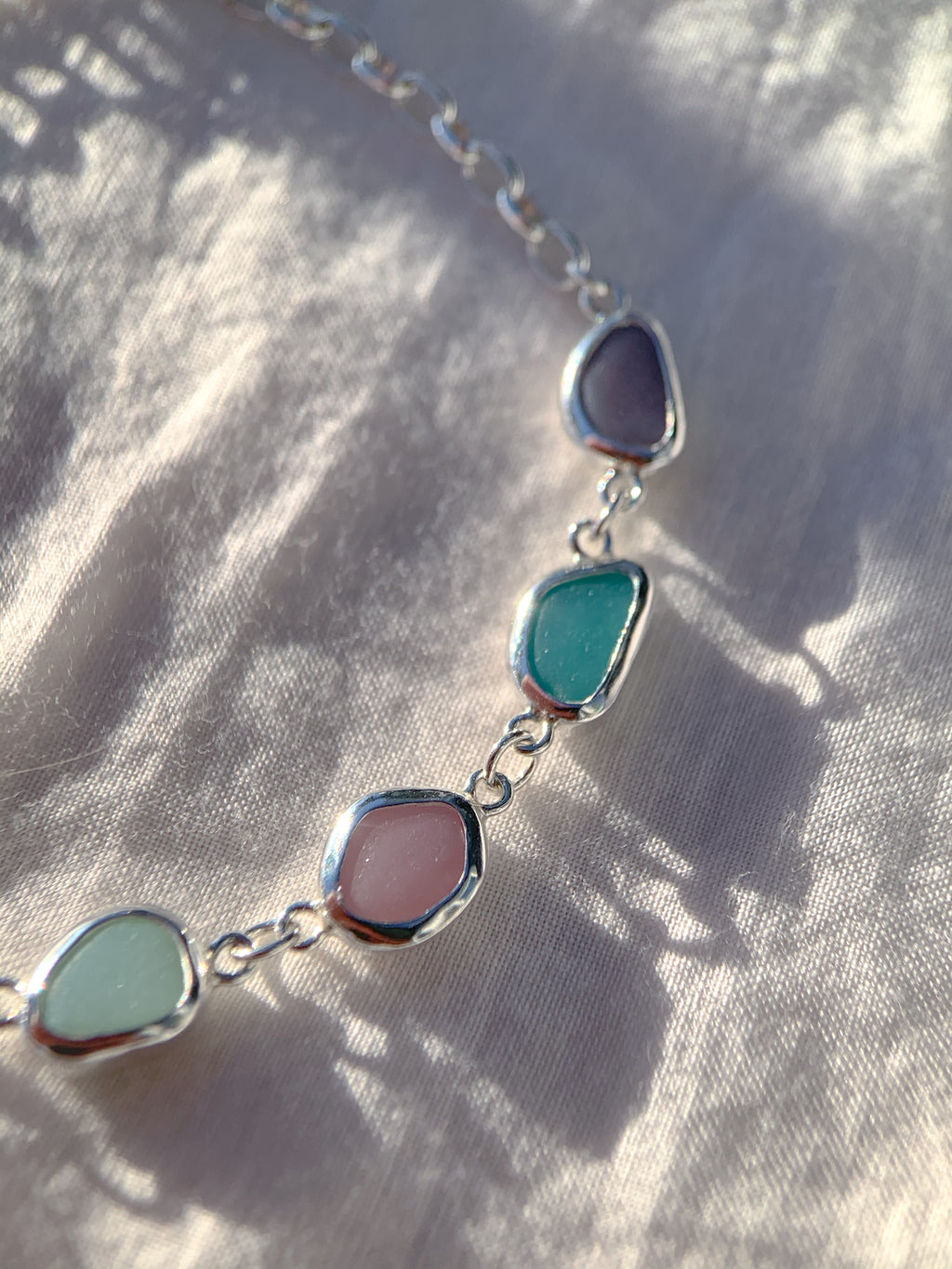 Sea Glass Bracelet (adjustable)