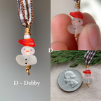 Sea Glass *Mini* Snowman Ornament ⛄️