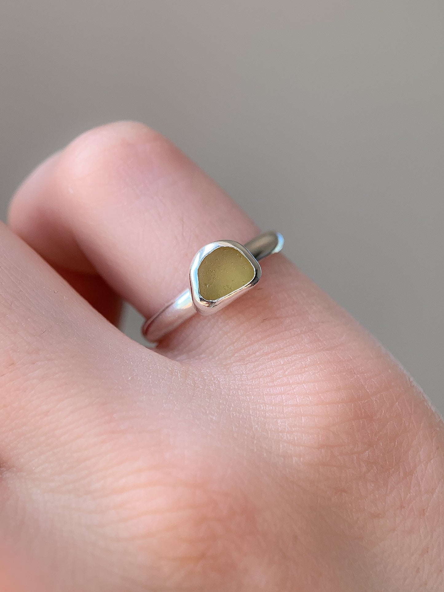 Sea Glass Ring (US 4.25)