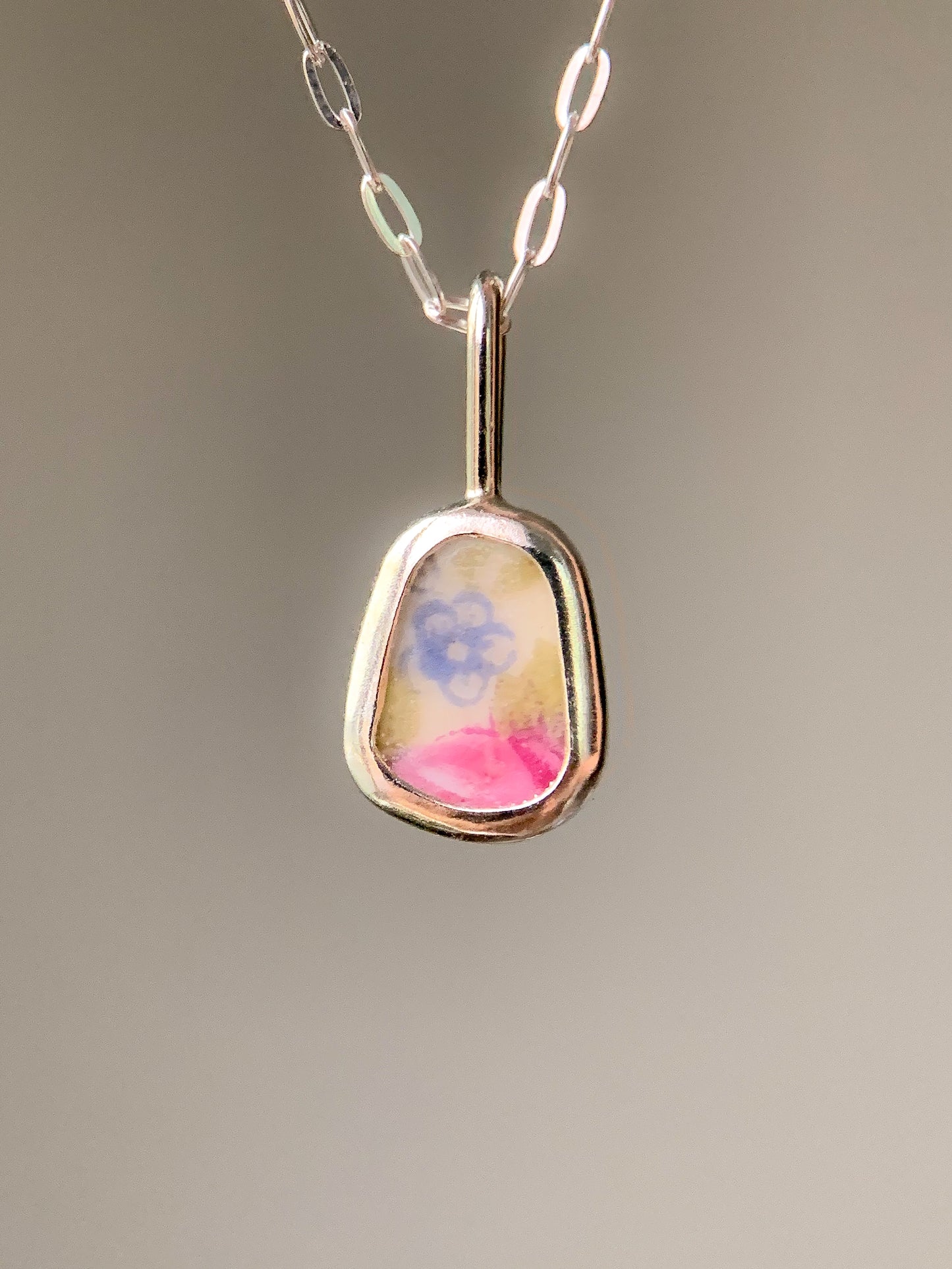 Upcycled Pottery Necklace
