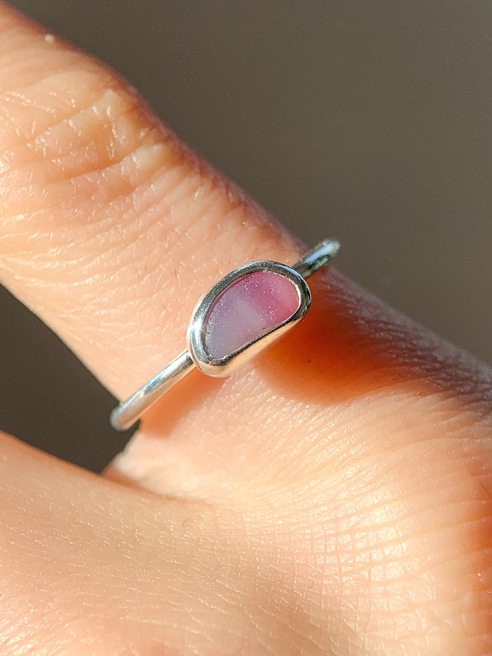 Sea Glass Ring (US 4.5)