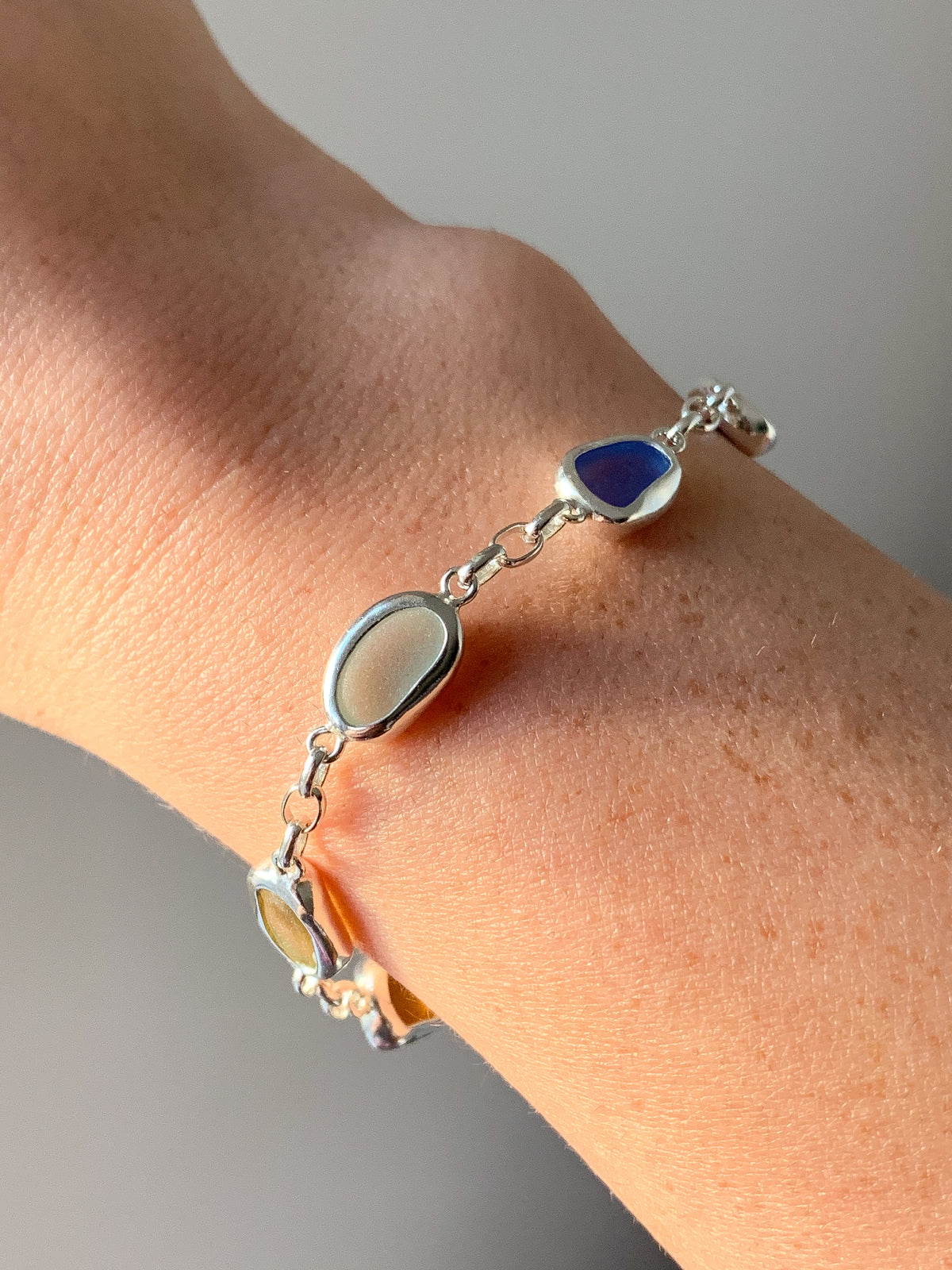 Sea Glass Bracelet (adjustable)