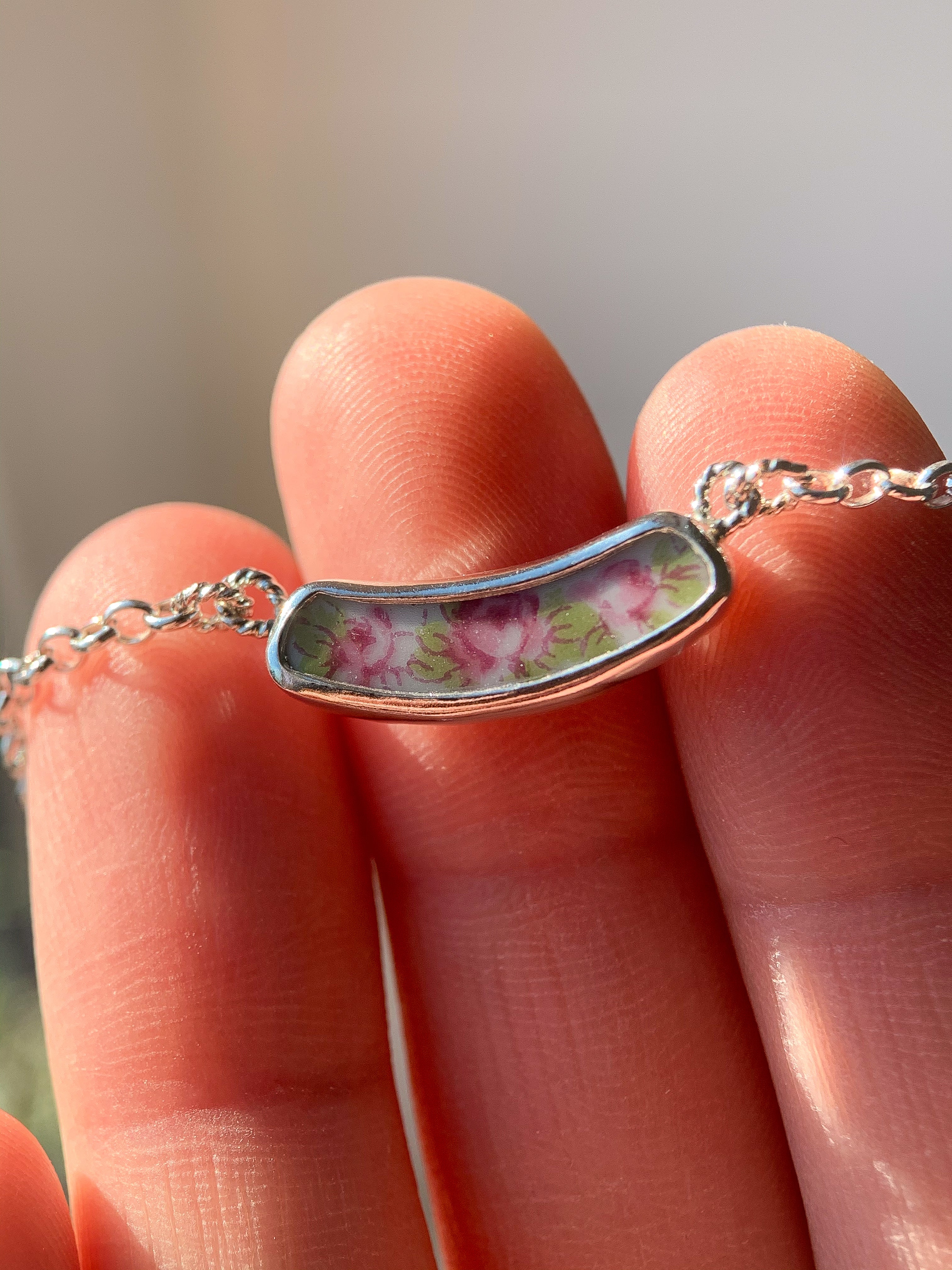 Upcycled Pottery Necklace