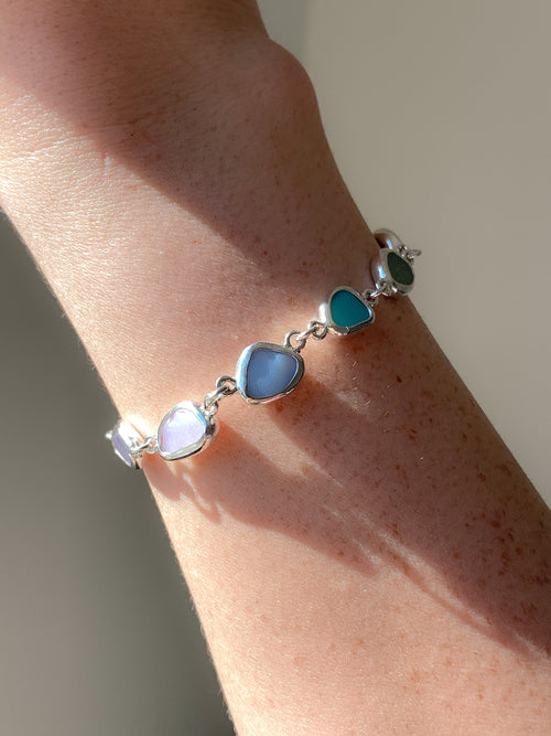 Sea Glass Bracelet (adjustable)