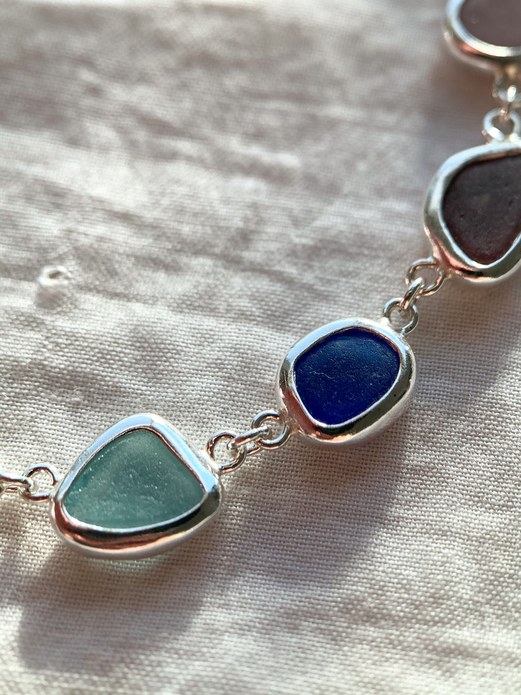 Sea Glass Bracelet (adjustable)