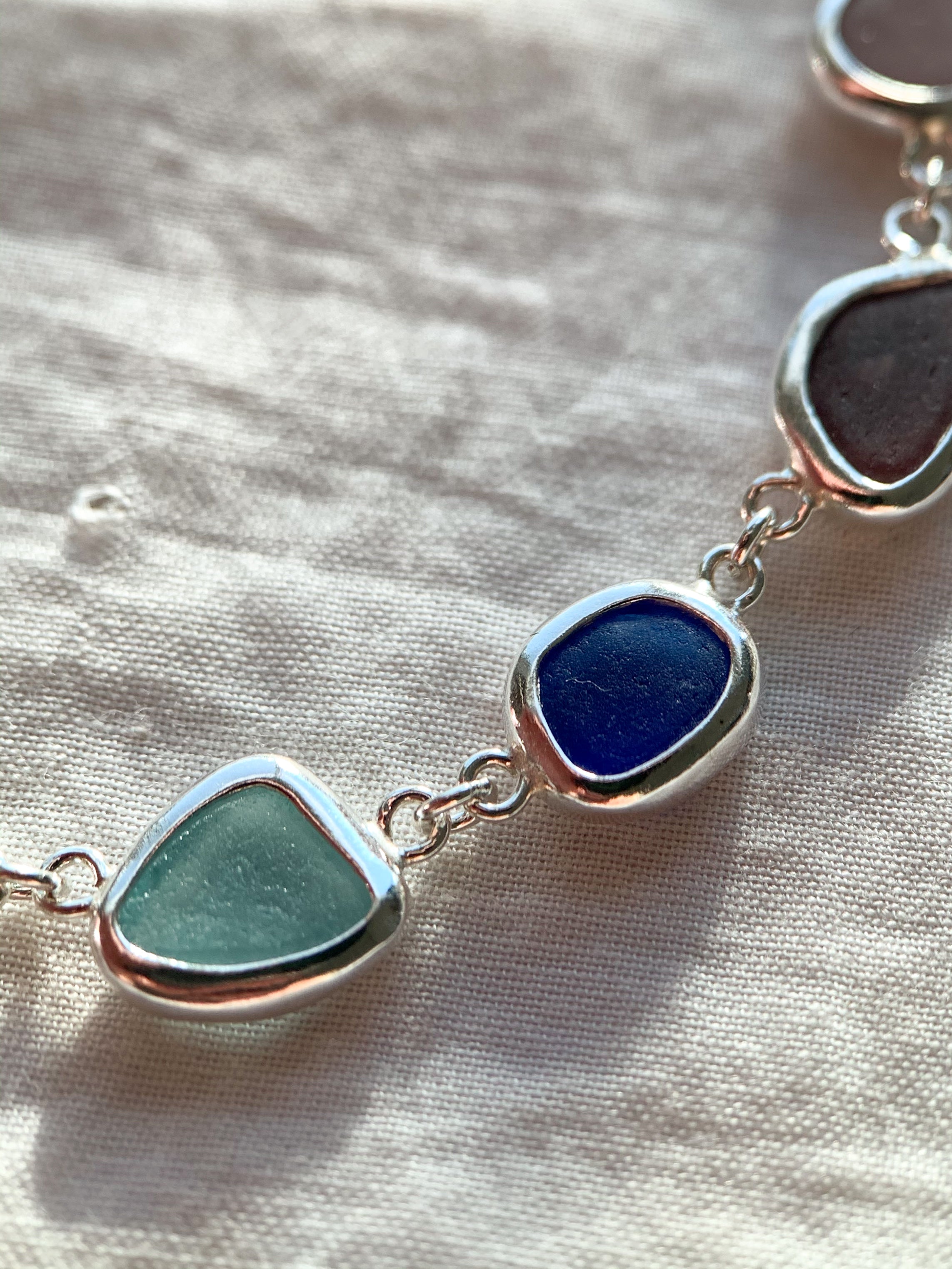 Sea Glass Bracelet (adjustable)