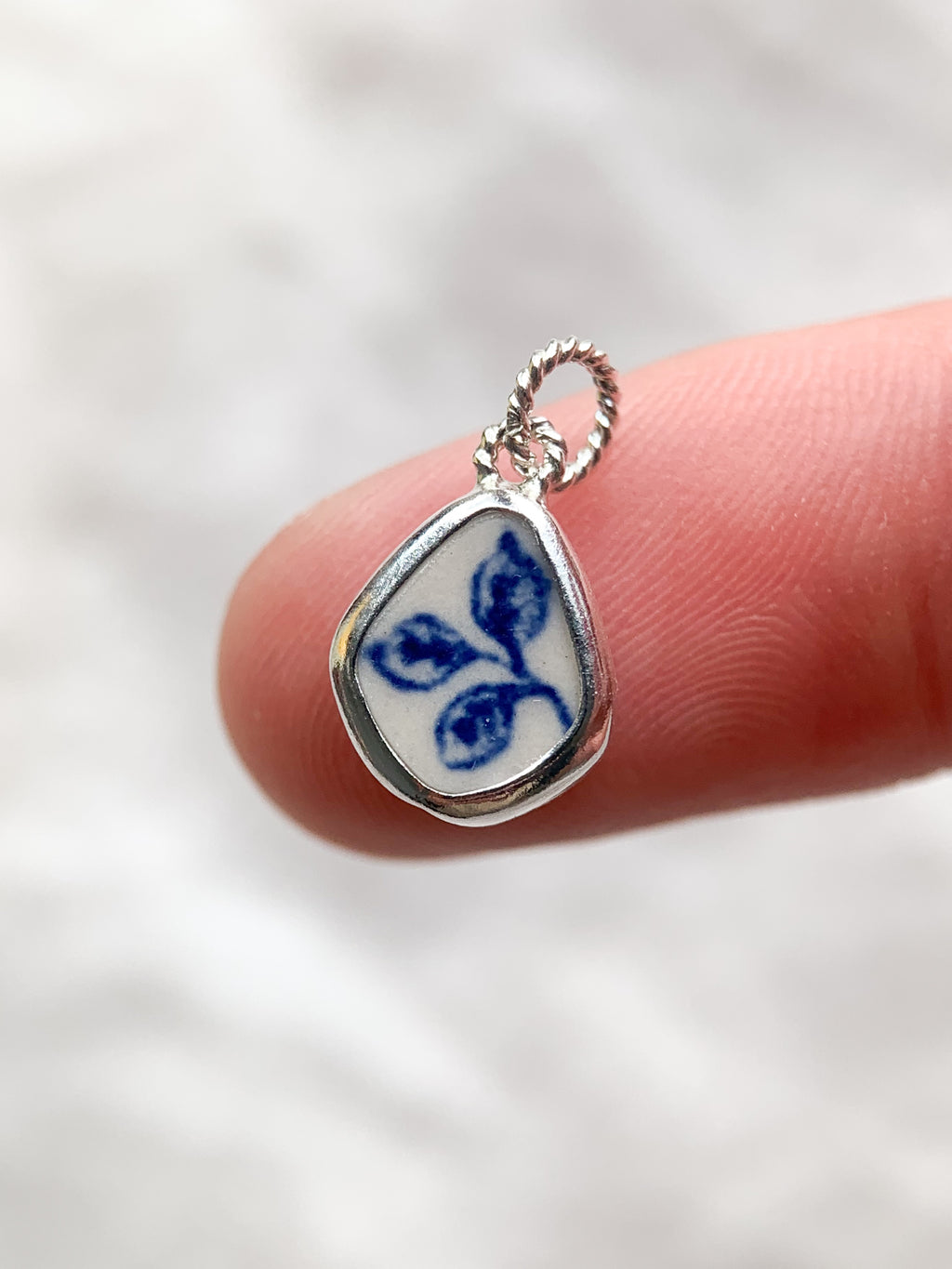 Upcycled Pottery Charm (No Chain)