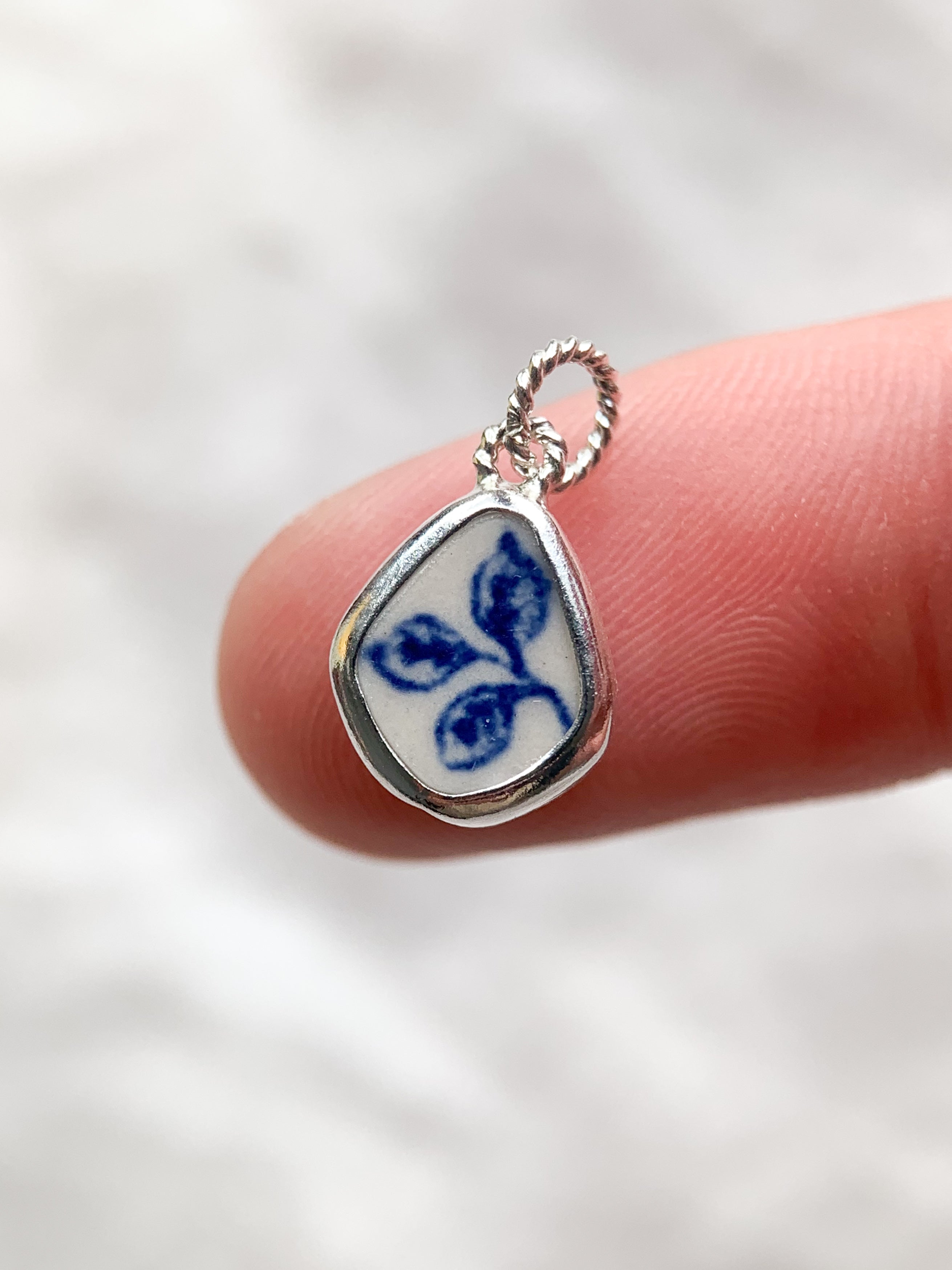 Upcycled Pottery Charm (No Chain)